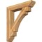 Ekena Millwork Merced Slat Rough Sawn Bracket w/ Offset Brace, Western Red Cedar, 8"W x 40"D x 44"H BKT0806X40X44MRC06RWR - alternate 1